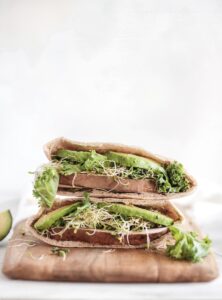 vegan vegetable sandwich
